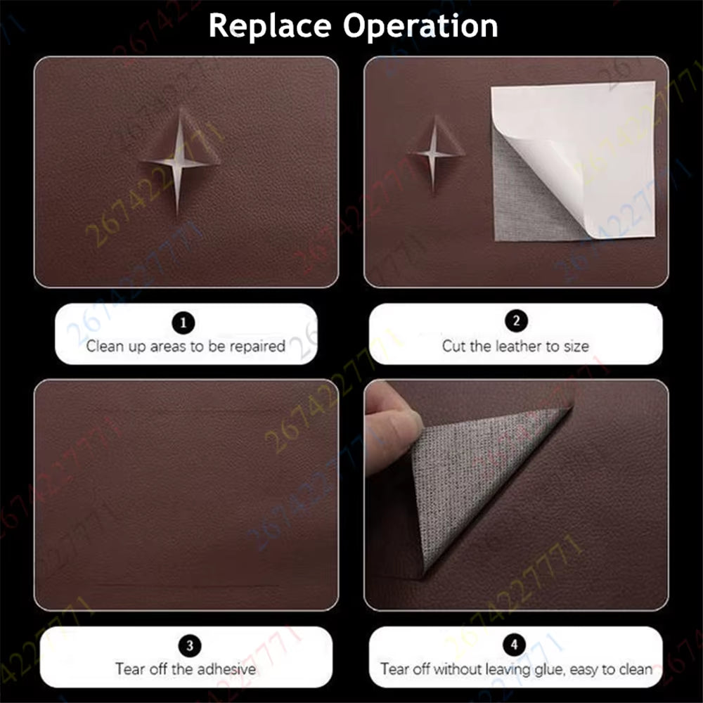 Self Adhesive Fix Patch Sticker Household Sofa PU Leather Repair Sticker Subsidies Furniture Refurbish Fabric Self DIY Patches