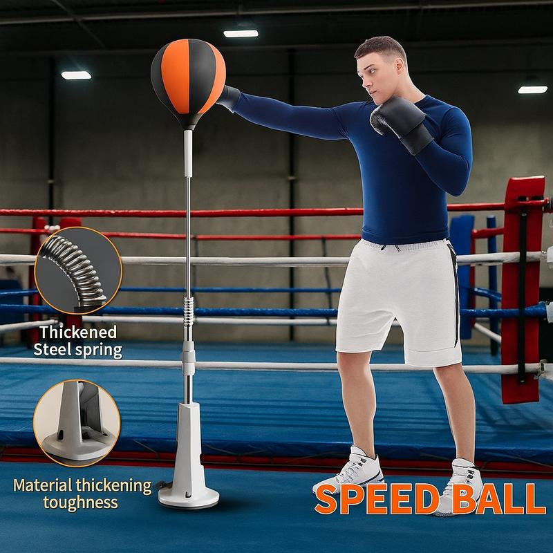 High quality boxing punching bag for training with adjustable height 360° bounce, portable for stress relief and fitness