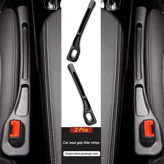 2-Pack Universal Car Seat Gap Filler – Leak-Proof Side Seam Plug with Phone & Wallet Holder | Fits All Car Models