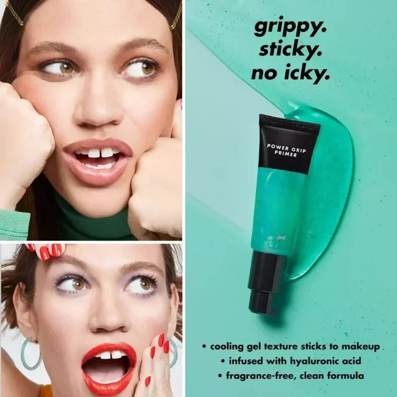 Power Grip Primer Gel Brightening Hyaluronic Acid Hydrating Moisturizing Long-Lasting Wear Face Brighten Contour Makeup Cosmetic