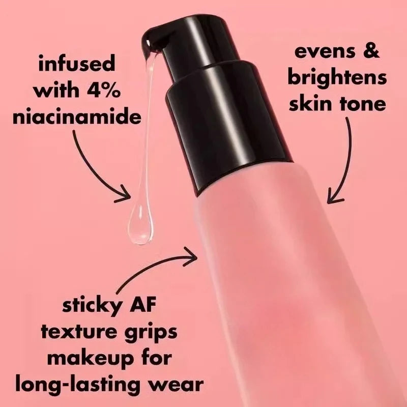 Power Grip Primer Gel Brightening Hyaluronic Acid Hydrating Moisturizing Long-Lasting Wear Face Brighten Contour Makeup Cosmetic