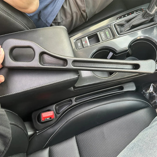 1 Pair Car Seat Gap Filler Leak Proof Crevice Storage Organizer Universal Fit between Seats Console Auto Interior Accessories