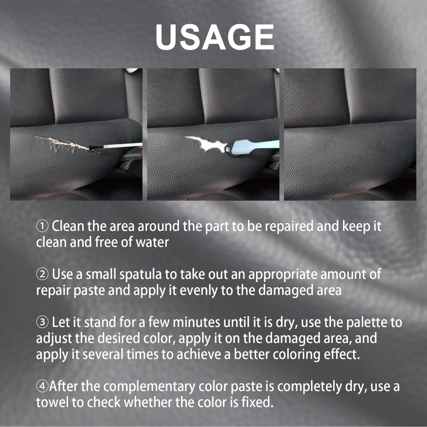 20Ml The latest gel for repairing/restoring leather, textiles or other surfaces