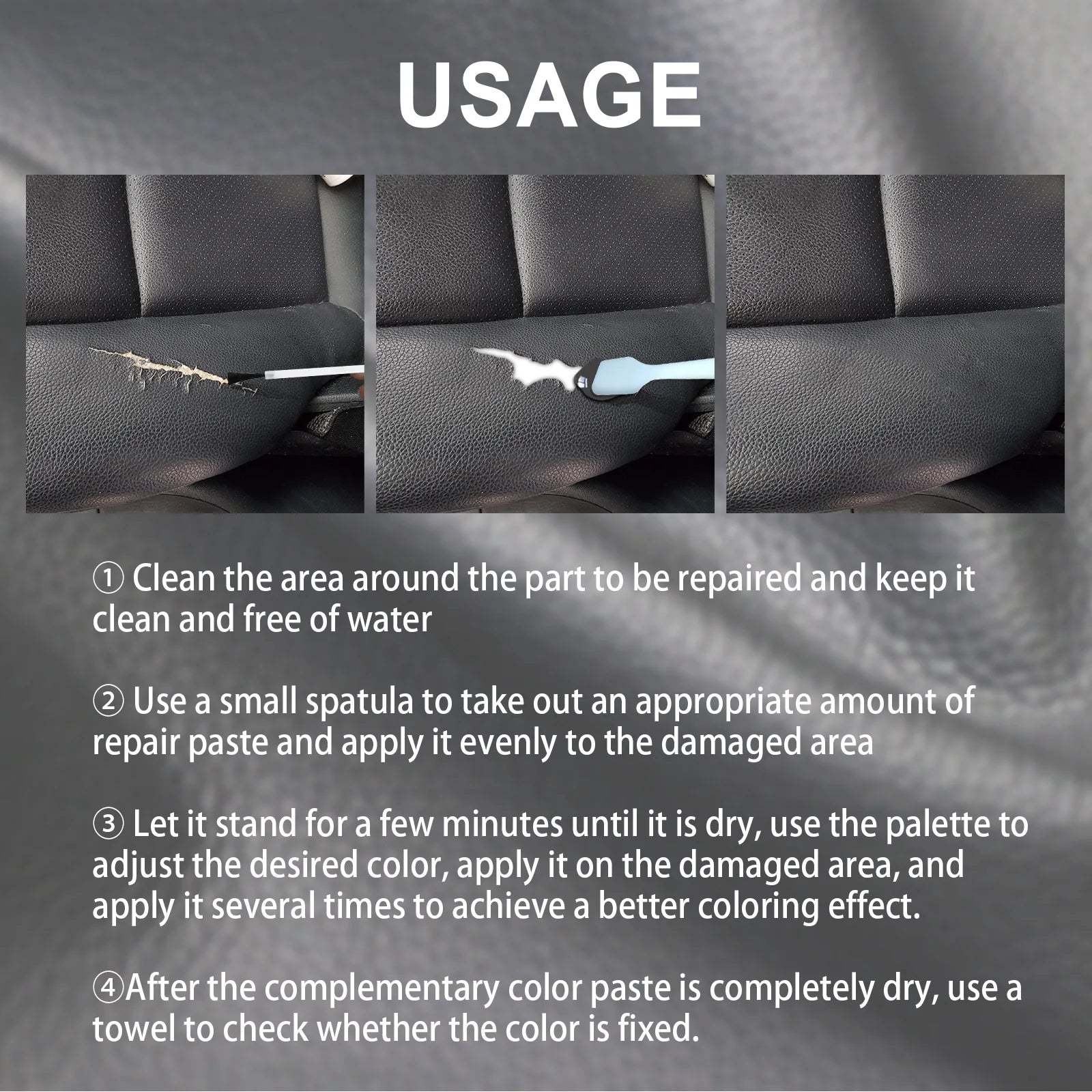 20Ml The latest gel for repairing/restoring leather, textiles or other surfaces