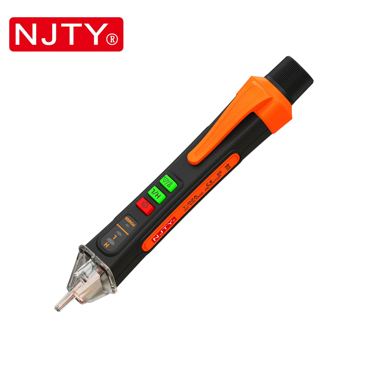 T02A Voltage Detector Electrical Pen AC Voltage Tester Smart Breakpoint Finder 12-1000V Non-Contact T02B Voice Broadcast