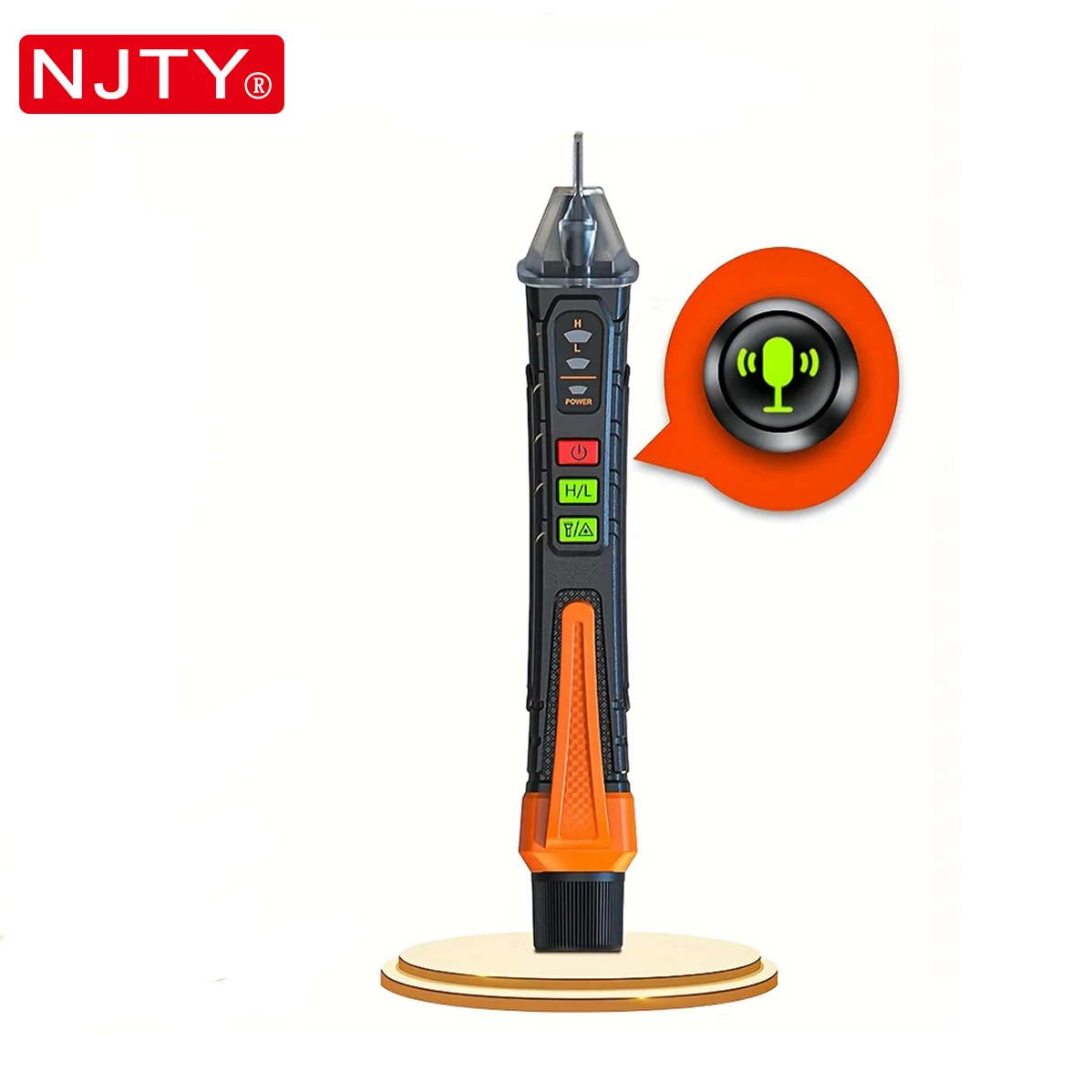 T02A Voltage Detector Electrical Pen AC Voltage Tester Smart Breakpoint Finder 12-1000V Non-Contact T02B Voice Broadcast